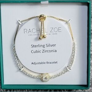 Rachel Zoe Gold and Silver Cubic Zirconia Bracelet